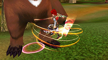 Der Joker wendet den Flammenschnitt an Joker Skill: Flammenschnitt