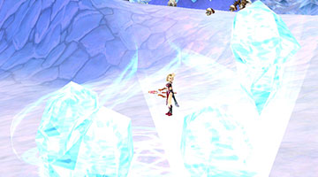 Magierin inmitten einer Frostnova Magier Skill: Frostnova